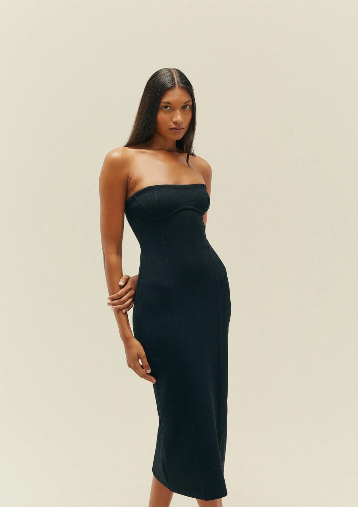 Zoe Black Tricot Dress