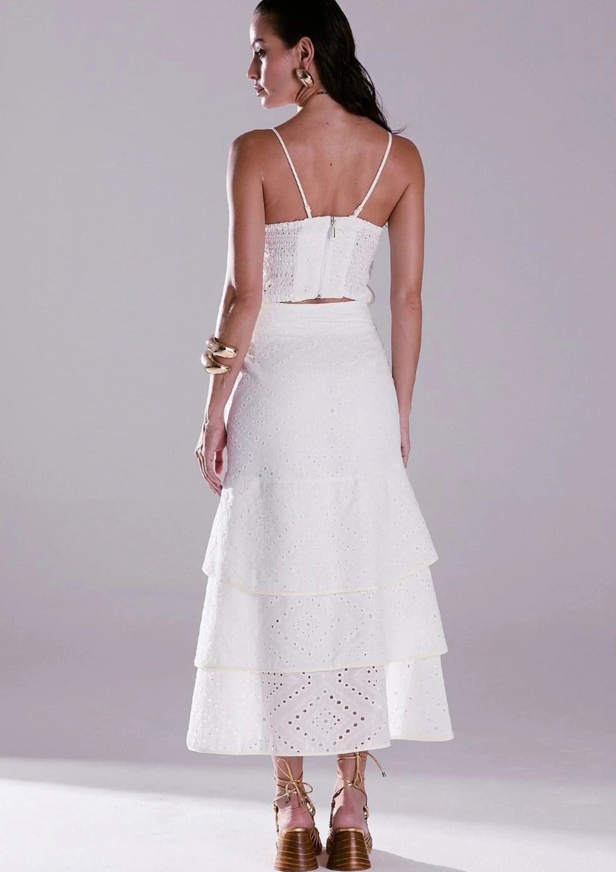 Aurora Layered Lace Skirt