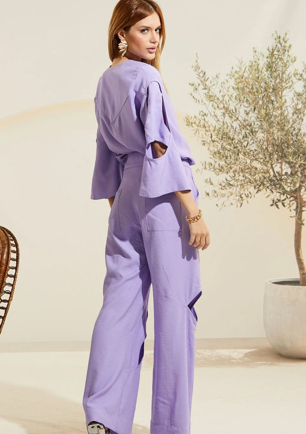 Fernanda Cutouts Blouse