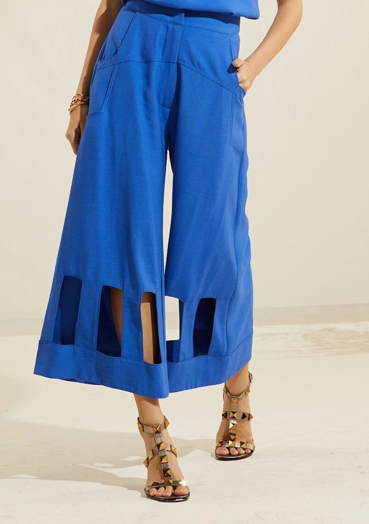 Thassia Trim Detail Pants