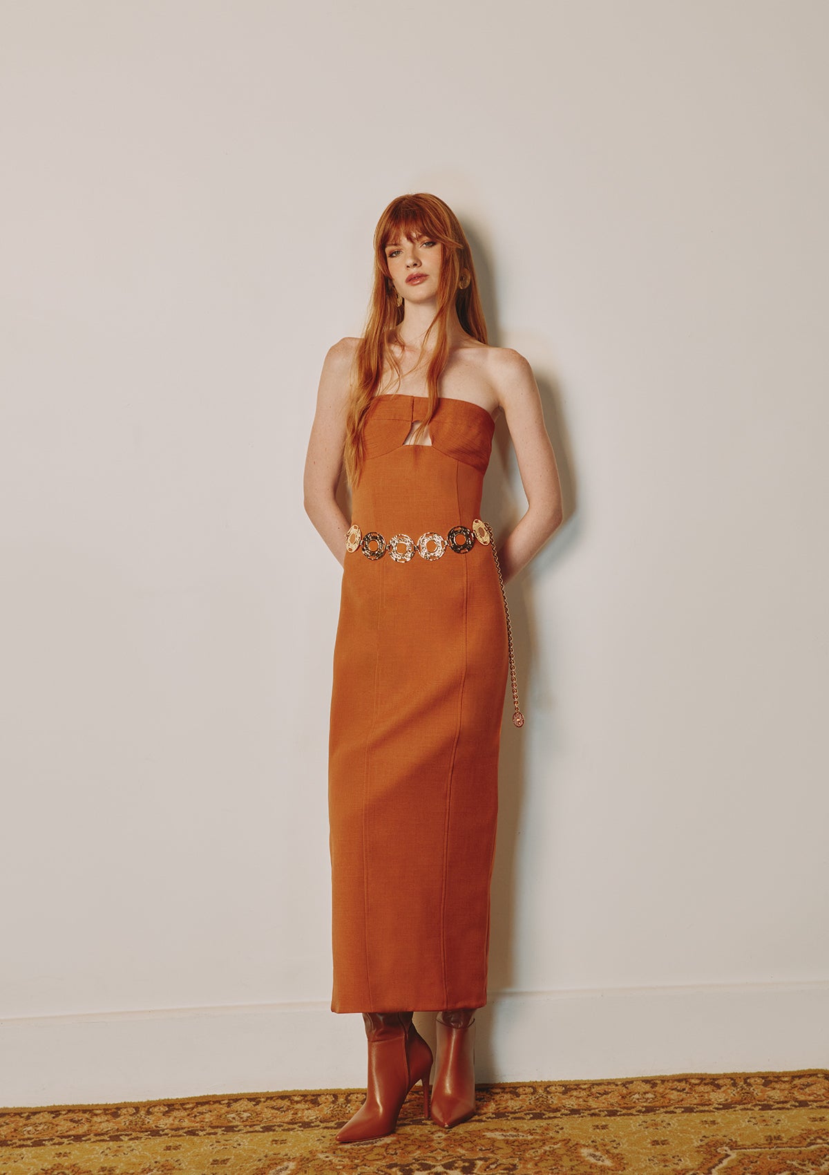 KIARA TAILORED MIDI DRESS