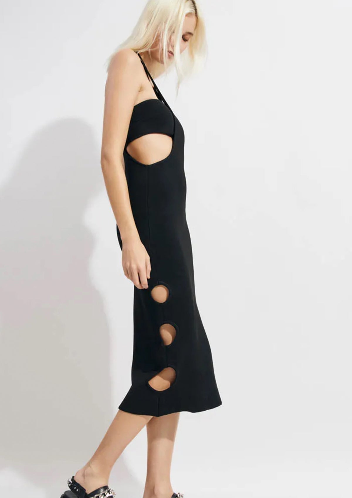 Tricot Cutout Dress